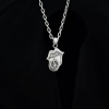 Peace Tongue Pendant Necklace